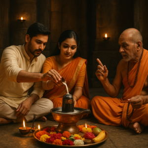 Panchamrit Abhishek at Omkareshwar