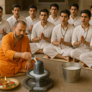 laghu rudra sbhiehk by 11 priest and 1 acharya